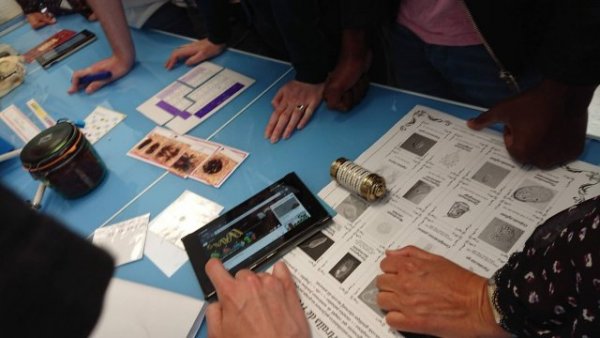 Photographie prise lors d'un escape game pédagogique en formation